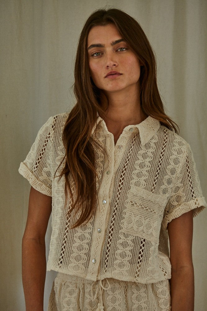 BOHO CROCHET TOP